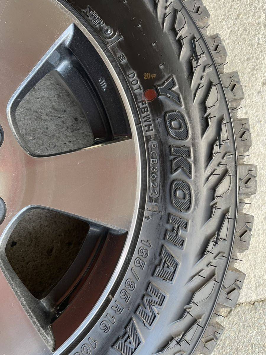 ジムニーJB23ランドベンチャー純正ホイール 16インチ5.5J+22ヨコハマ 