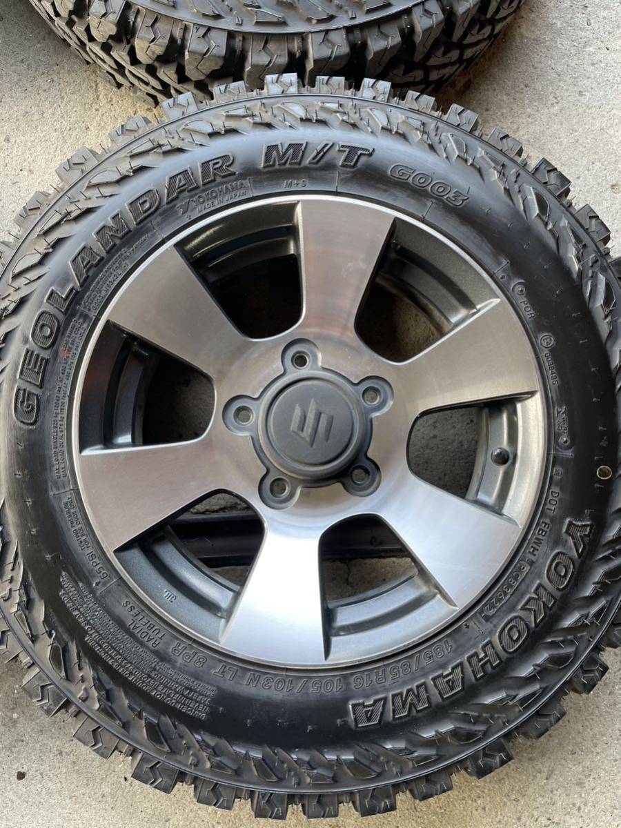 ジムニーJB23ランドベンチャー純正ホイール 16インチ5.5J+22ヨコハマ 