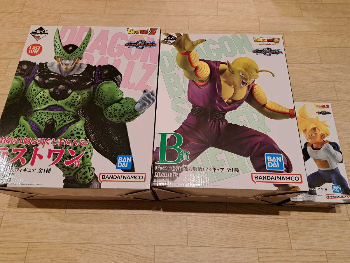 一番くじ ドラゴンボール VSオムニバスグレイト ラストワン セル B賞 ピッコロ D賞 孫悟飯 未開封品 写真の下位賞が付きます。