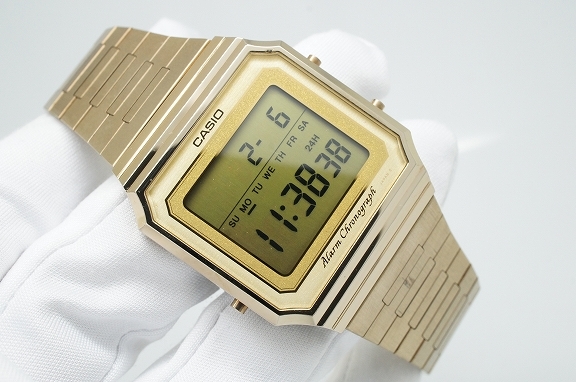 B32○作動良好 美品 CASIO カシオ SA-700G デジタル ALARM CHRONO