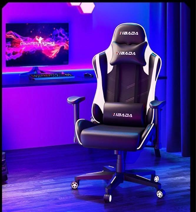 13【新品未使用】【送料無料】高級ゲーミングチェア オフィスチェア フットレスト 高級ゲーミングチェア ゲーミング オフィスチェア フットレスト ☆楽天