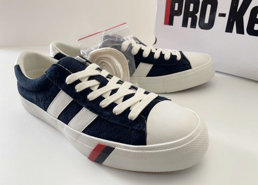 新品 名作 PRO-Keds ROYAL PLUS NAVY プロケッズ ロイヤルプラス スエード ネイビー 紺 us 10 / 28 ㎝ 箱付 正規品