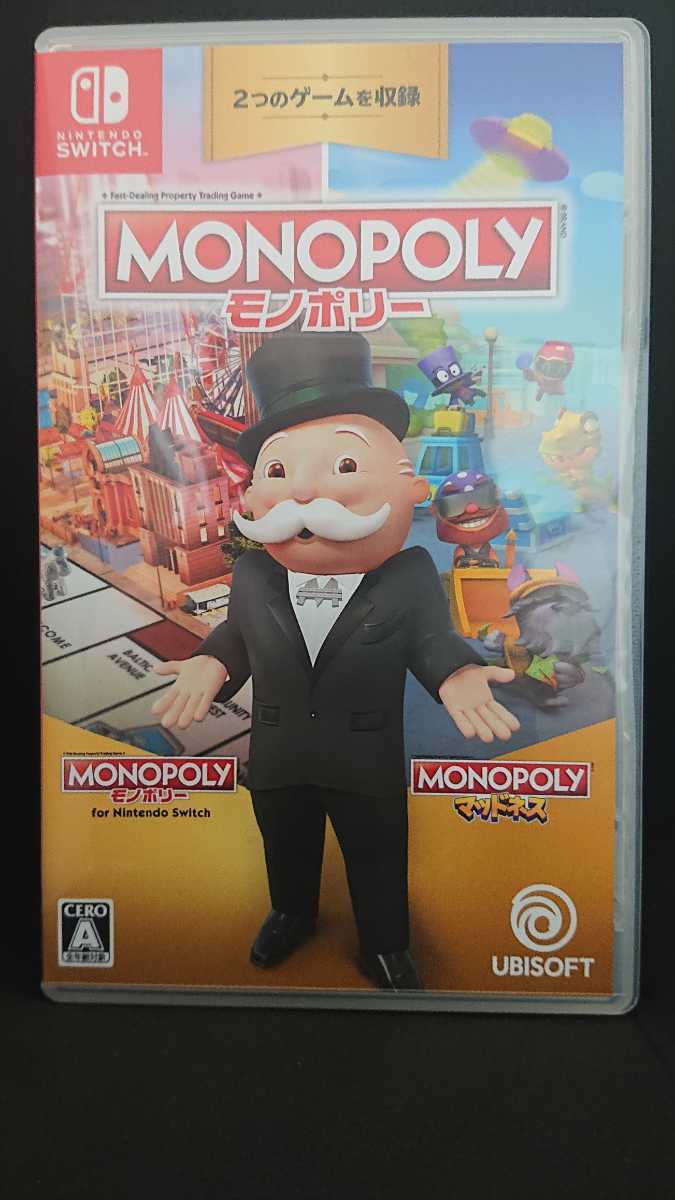 《中古》【NINTENDO】ニンテンドー 【SWITCH】スイッチ 【MONOPOLY】モノポリー ＆ マッドネス 2つのゲーム ゲーム ソフト