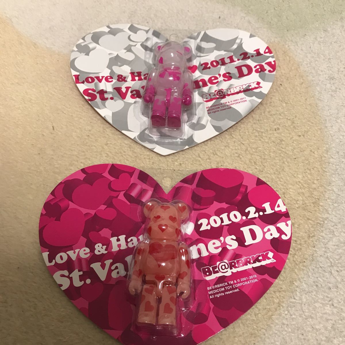 BE@RBRICK バレンタイン 2010年 2011年 未開封 100% BE@RBRICK