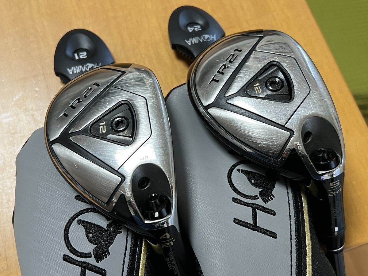 HONMA TR21 ユーティリティ 2本セット ホンマゴルフ TR21 ユーティリティ 21度 24度 2本セットVIZARD UT-H7