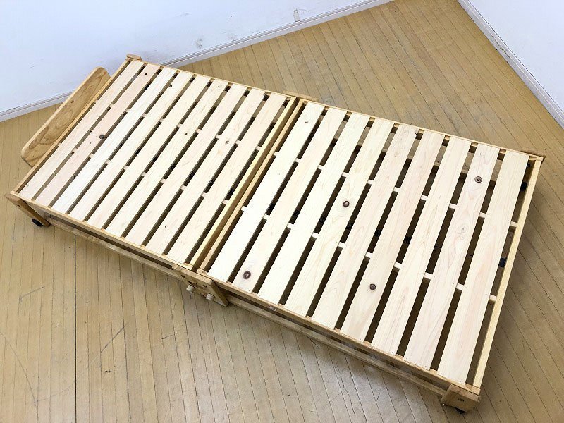 中居木工 折りたたみベッド シングル ☆美品☆Nakai/中居木工 