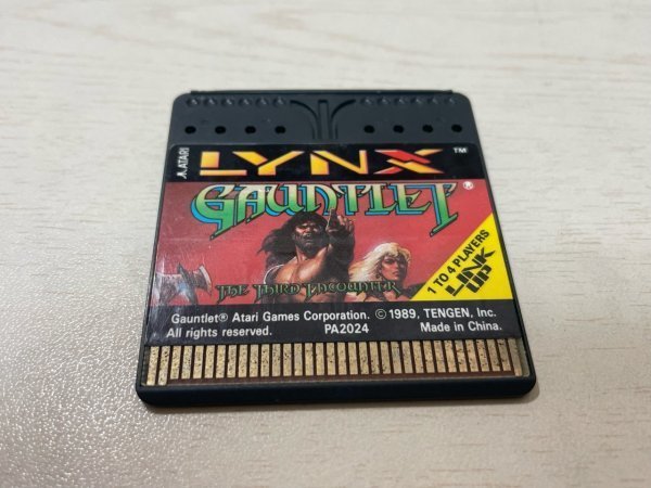 激レア レトロゲーム ATARI LYNX アタリ リンクス 接点洗浄済 GAUNTLET 