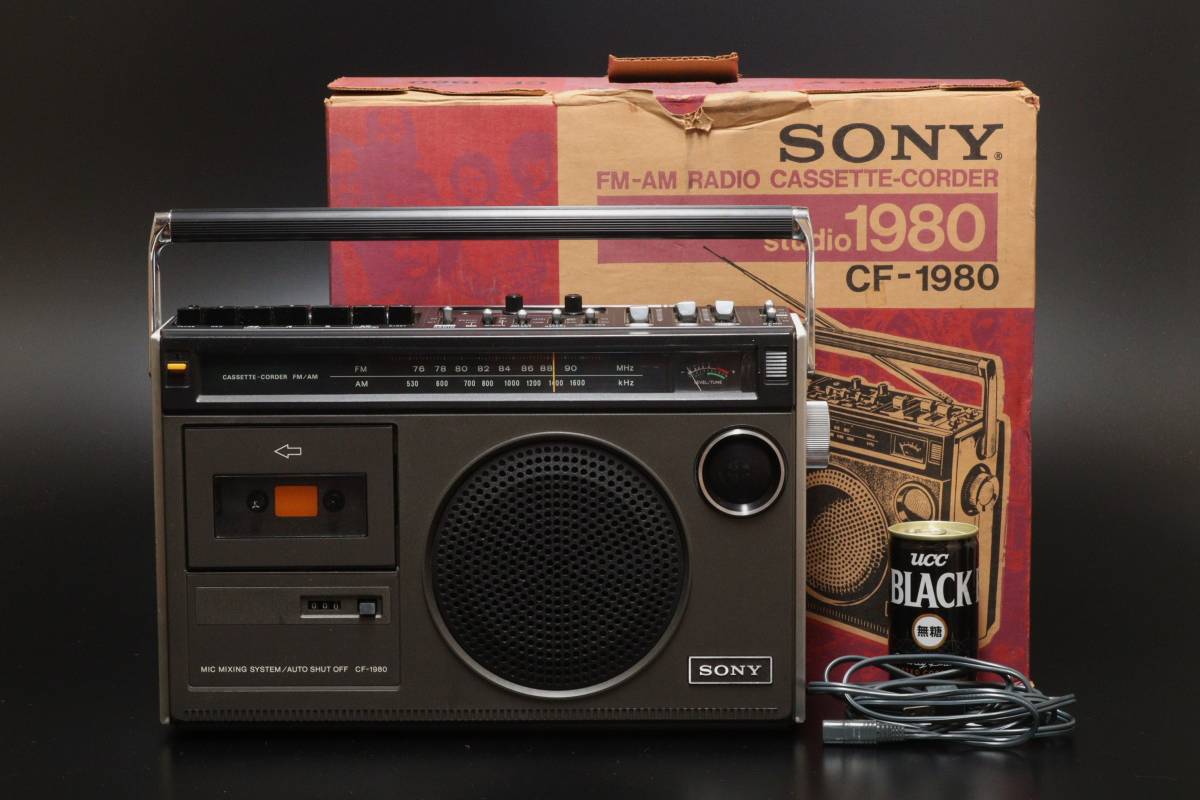 元箱 SONY ソニー ラジカセ CF-1980 コード付