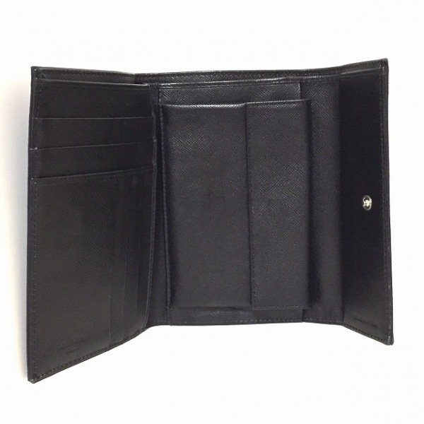 プラダ PRADA 3つ折り財布 - ナイロン 黒 財布 【公式通販】