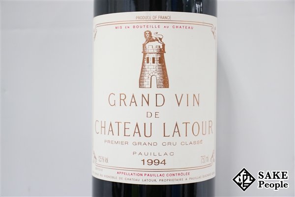 □注目! シャトー・ラトゥール 1994 750ml 12.5％ フランス ボルドー 赤
