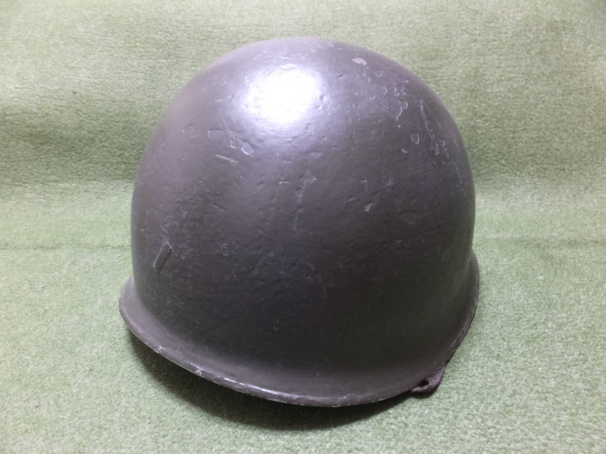 骨董 陸上自衛隊 66式 鉄帽 ヘルメット M1ヘルメット 防衛庁 熊笹迷彩