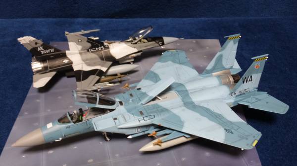 ★ディティールUP!アグレッサーF-15Cイーグル&F-16Cファルコン★
