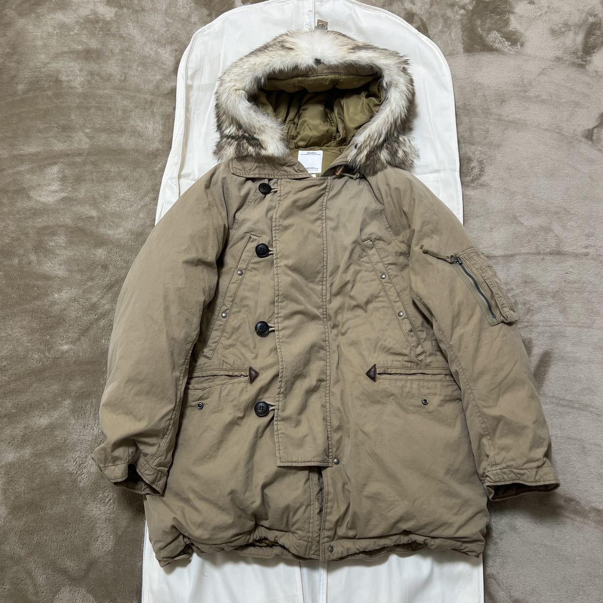 22AW visvim VALDEZ DOWN COAT size2 SIX-FIVE FISHTAIL PARKA 