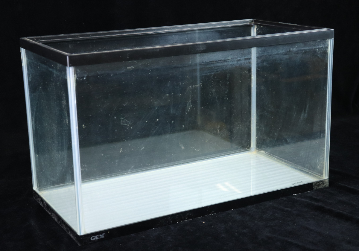 GEX 水槽 AQUARIUM アクリル製 黒枠フレーム 魚飼育 熱帯魚 60x36x30cm  