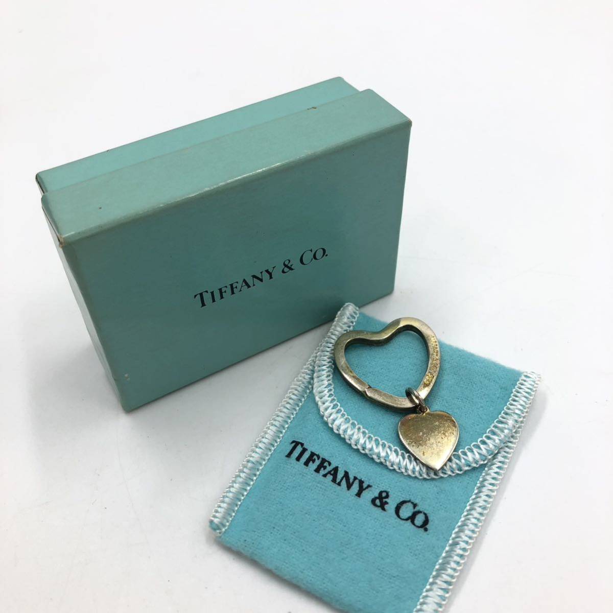 TIFFANY&Co. ティファニー キーリング キーホルダー ハート シルバー 925 アクセサリー P3102