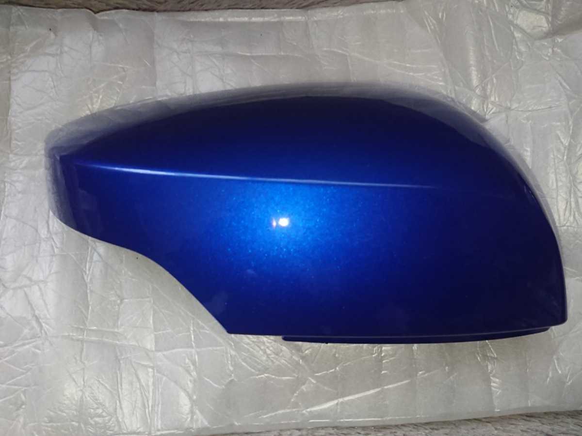 スバル 純正 ドアミラーカバー WRブルーパール 左右セット 中古 WRX 