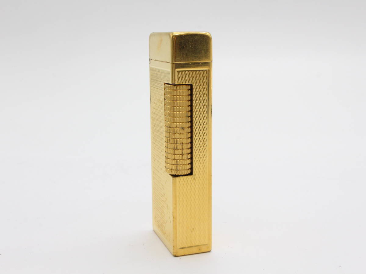 【dunhill ダンヒル】 ガスライター ゴールドカラー 喫煙具 喫煙グッズ 着火未確認 ブランド メンズ/レディース 小物 ガスライター カルティエ Cartier