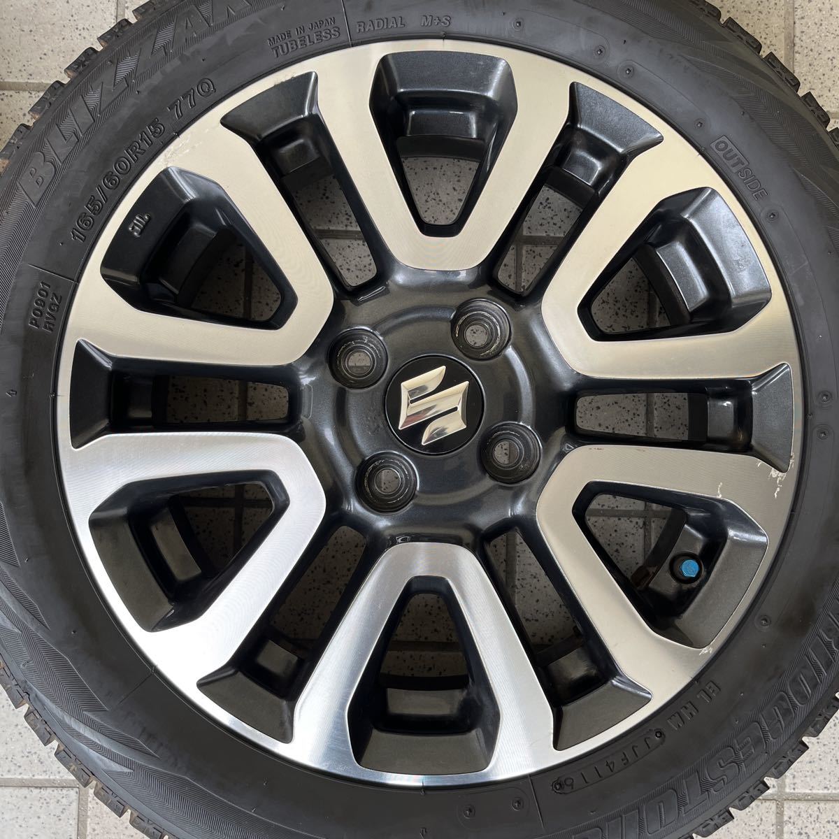 スズキ ハスラー 純正 ホイール 15×4.5J +45 4H PCD100 4本セット ハスラー
