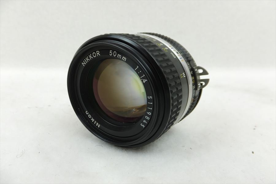 ▼ Nikon ニコン Ai-s NIKKOR 50mm 1:1.4 レンズ 中古 現状品 230105Y6114