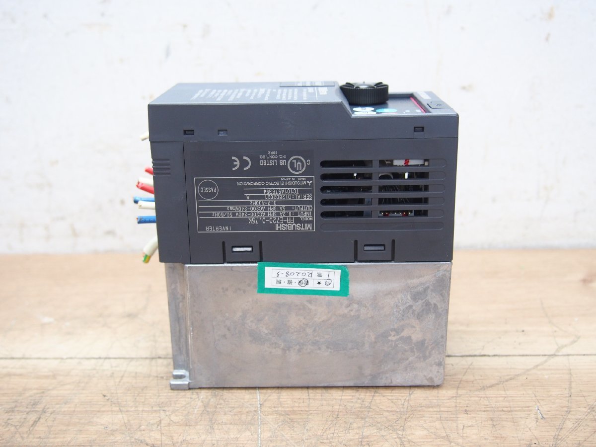 三菱電機 インバータ | 公式通販 インバーターFR-E720-5.5K 三菱 保守 