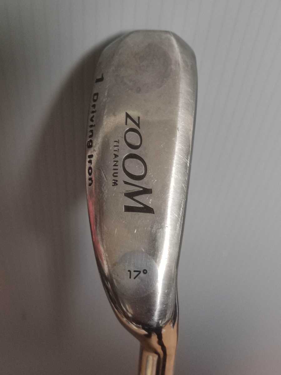R172 PRGR ZOOM 050i 1番 2番アイアン 2本セット カバー付 PRGR ZOOM type 050i TITANIUM 1 DRIVING iron アイアン型