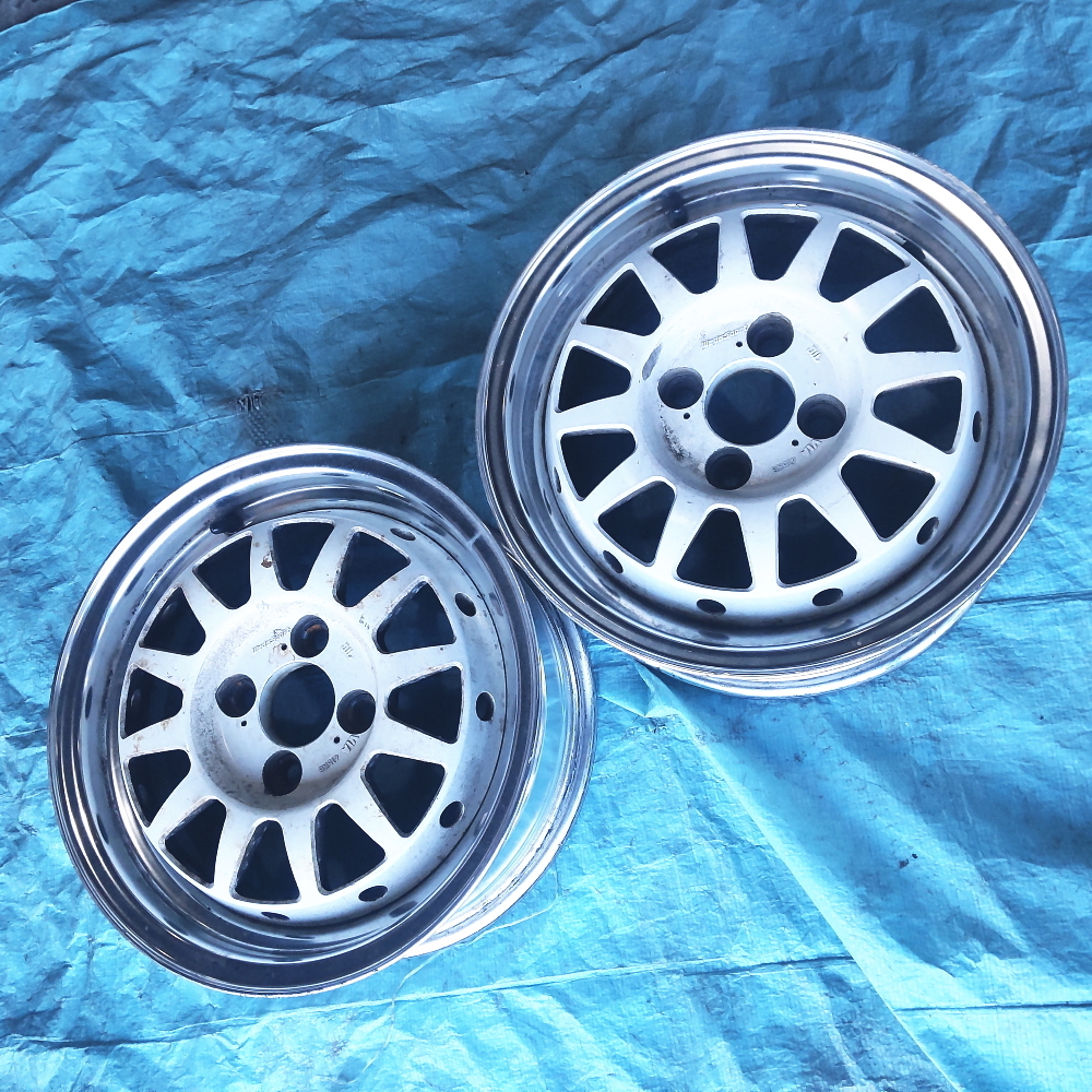 中古2本セット WEDSSPORTS 6-14 P100 4穴 ウエッズスポーツ② ウェッズ