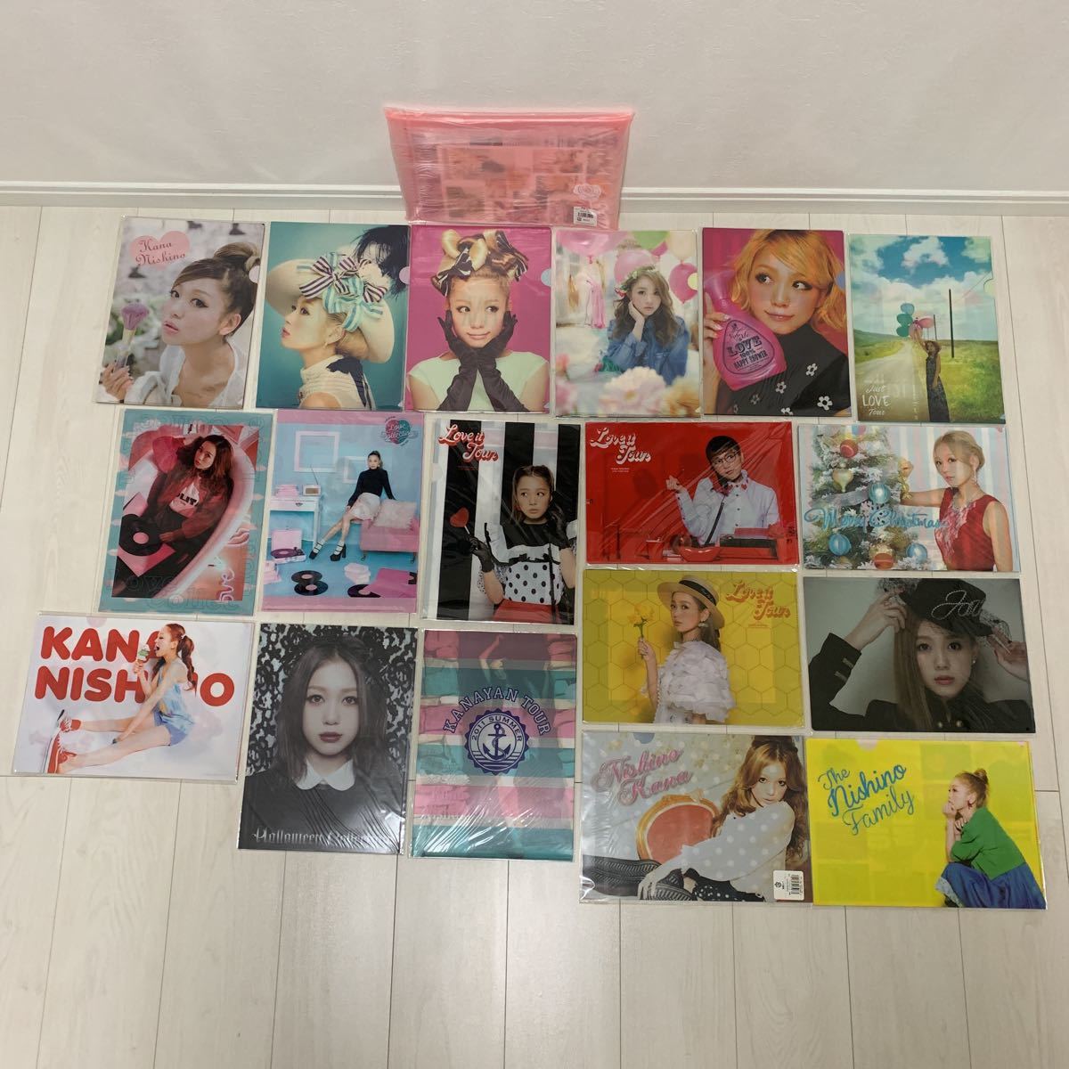 西野カナ クリアファイル フルコンプ コンサートグッズ 新品未開封