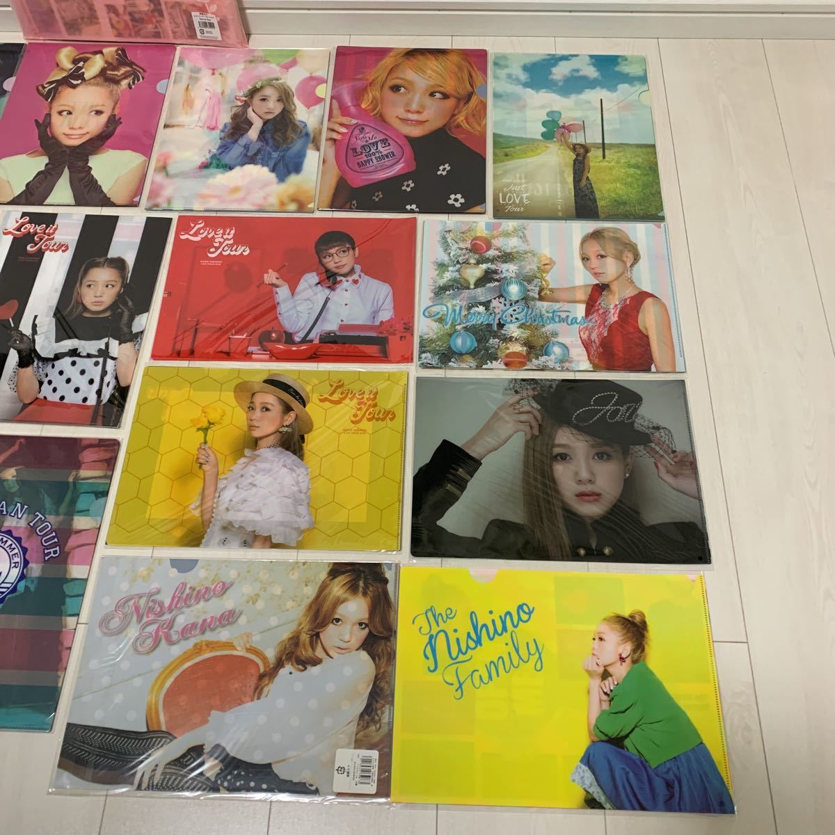 西野カナ クリアファイル フルコンプ コンサートグッズ 新品未開封