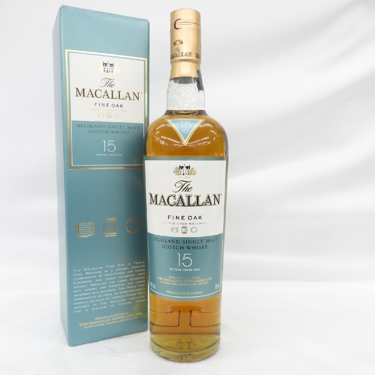 未開栓】The MACALLAN ザ・マッカラン 15年 ファインオーク トリプル