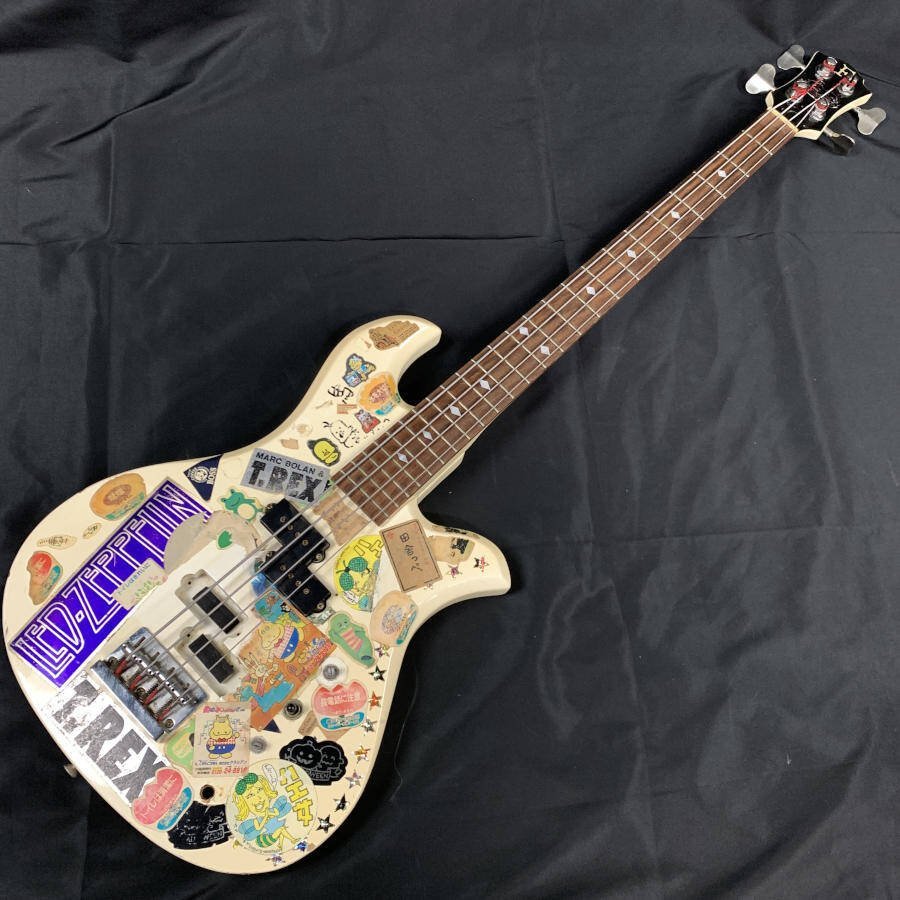 FERNANDES フェルナンデス イーグルベース エレキベース 白系★ジャンク品