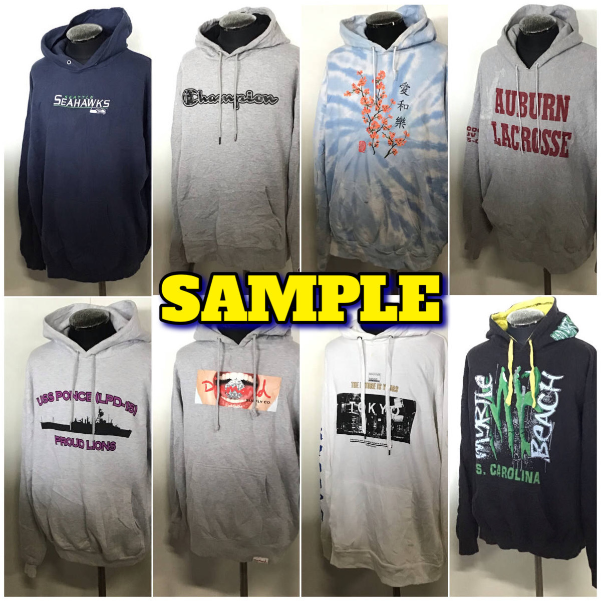 T664】☆1円スタート☆ アメリカ古着卸オススメHOODIE大量50kgベール 
