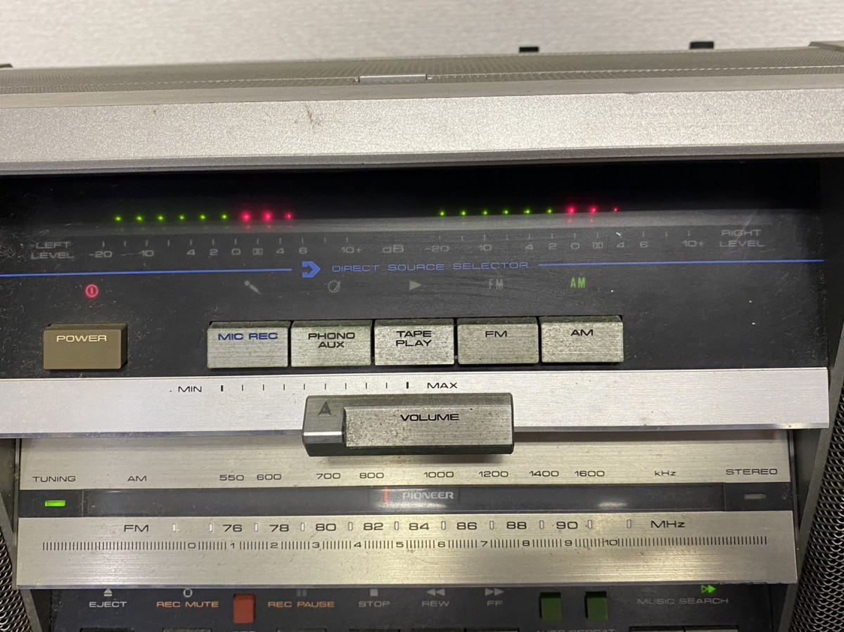 Yahoo!オークション - PIONEER SK-750 ステレオラジカセ カセットデッ