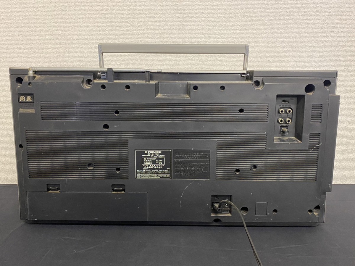 パイオニアPioneer ラジカセ　ＳＫ－７５0 PIONEER - ☆パイオニアPioneer大型ラジカセ SK－750 整備美品