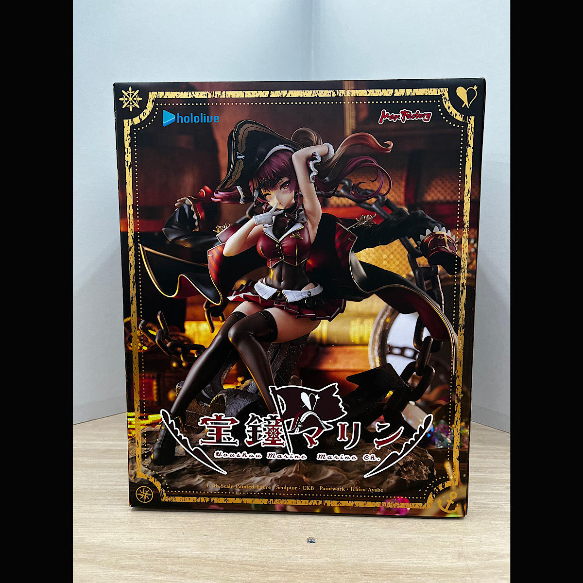 ▽【595】MaxFactory hololive 宝鐘マリン 1/7スケール 塗装済完成品