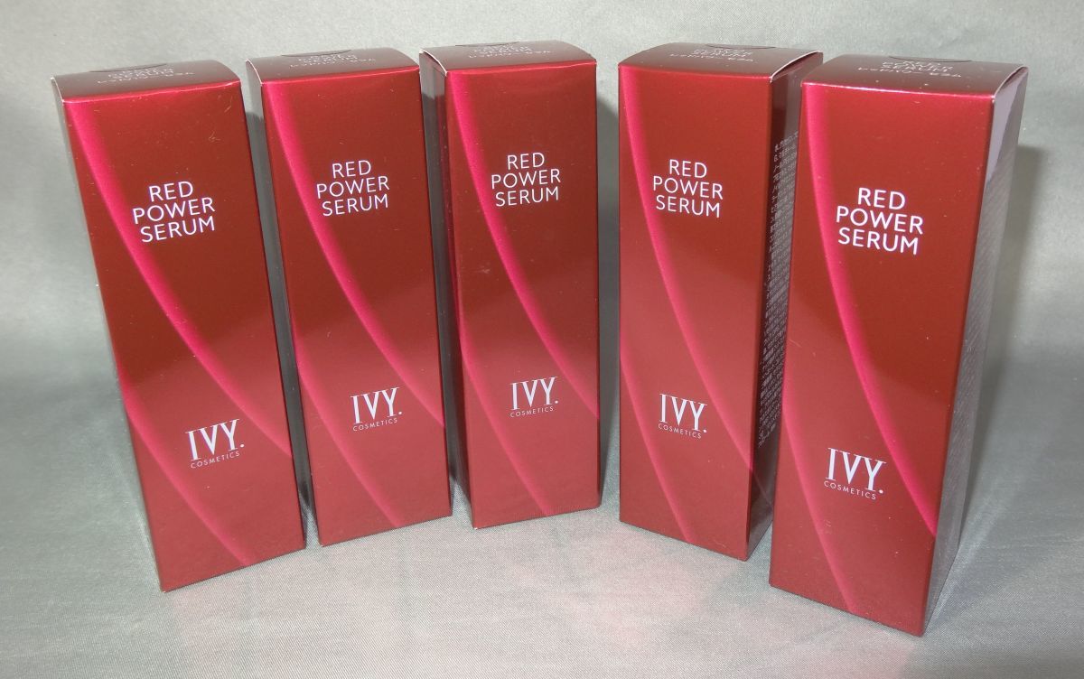 100%新品，人気 U☆新品 IVY アイビー レッドパワーセラム 30ml×5本セット