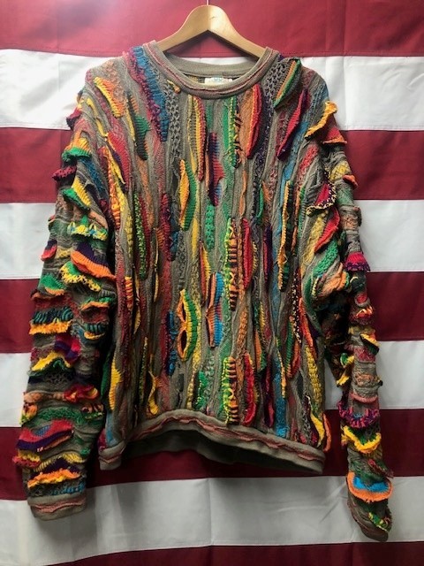 COOGI クージー 3D オーストラリア製 3Dニット Pattern クレイジー 