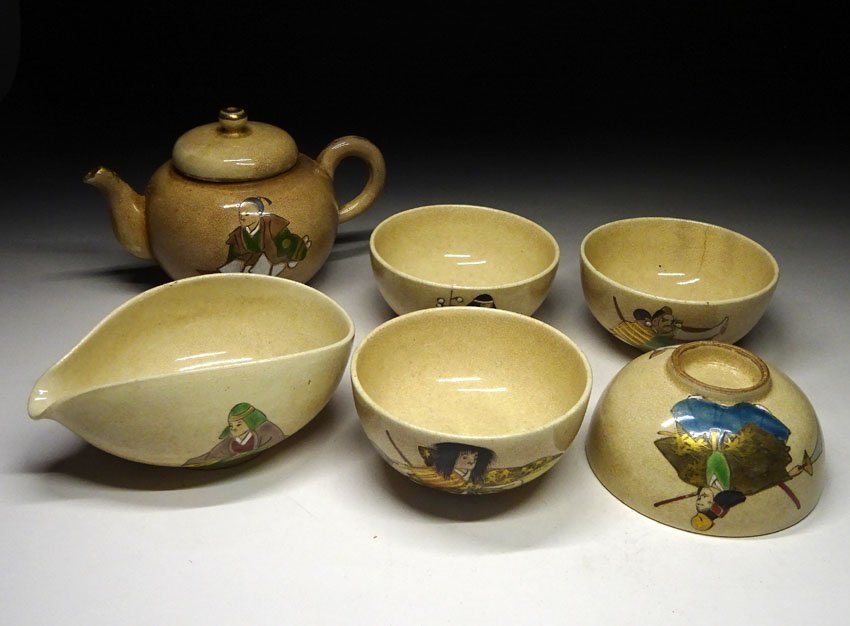 人気セール，セール 緑屋fc 京薩摩 絵変わり 煎茶器揃い 急須 湯冷まし 煎茶碗 bni/1-150/30-3#80(薩摩)｜売買されたオークション情報、yahooの商品情報をアーカイブ公開 - オークファン 薩摩