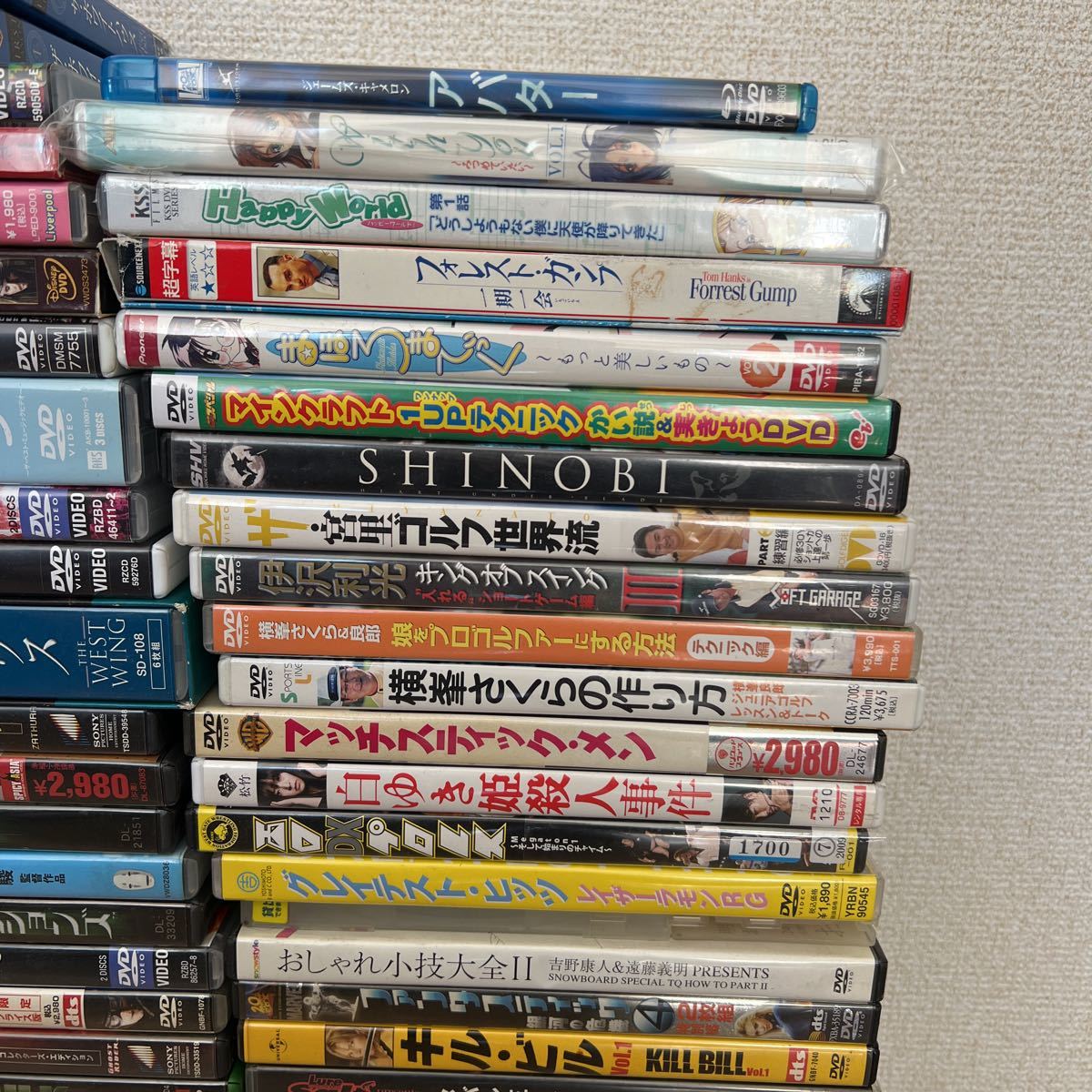 DVD 大量 まとめ売り 洋画 邦画 アニメ LIVE ライブ 120本セット
