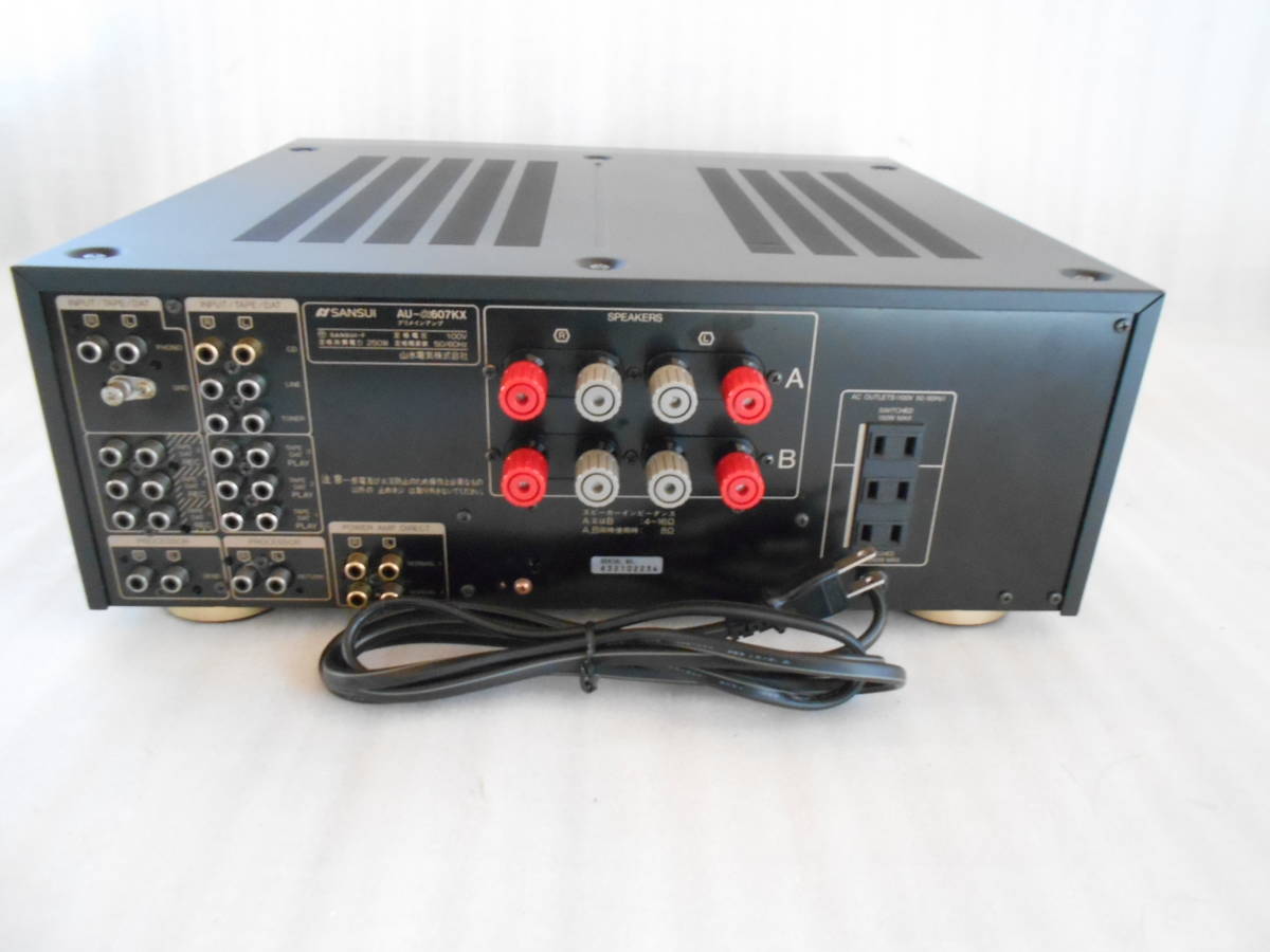 SANSUI プリメインアンプ AU-α607KX サンスイ オーディオ機器 AU-α607