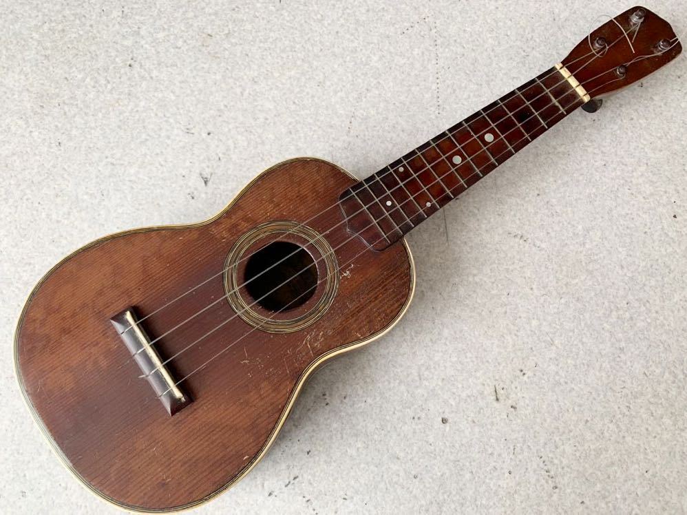 kamaka hf−1 ソプラノウクレレ 70s ホワイトラベル 美品 （ウクレレ 