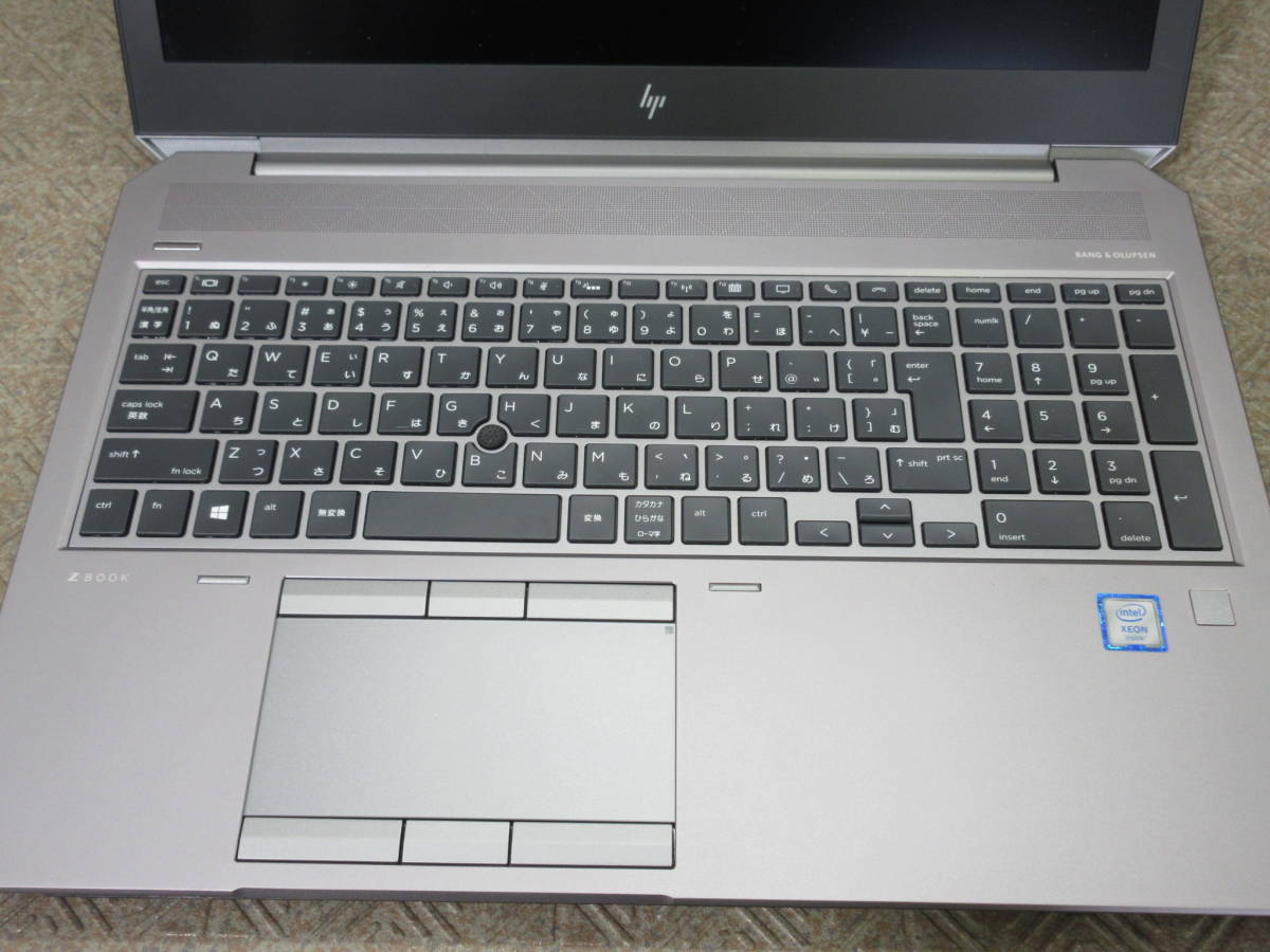 ストレージ無し 外観難あり】HP ZBook 15 G5 / Xeon E-2176M 2.70GHz 