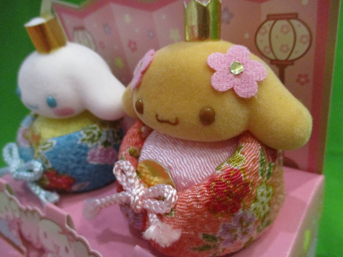 □Sanrio・シナモロール☆【シナモン＆モカ】ミニ 雛人形 ひな人形 