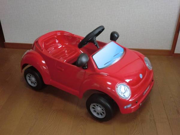 豊島製作所(TOSHIMA) ペダルカー ニュービートルミニ 赤(乗用玩具