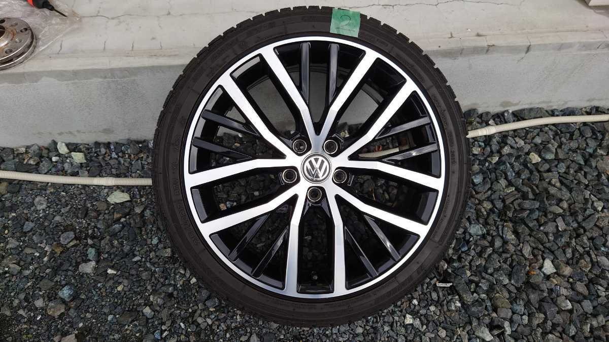 フォルクスワーゲン ポロ 6C GTI 純正ホイール スタッドレスタイヤ