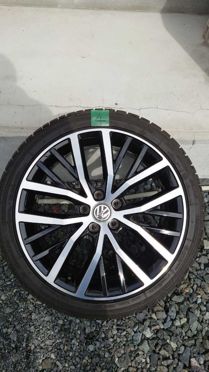 フォルクスワーゲン ポロ 6C GTI 純正ホイール スタッドレスタイヤ