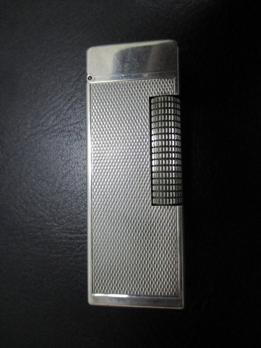 格安　1円スタート　dunhill ダンヒル ライター　シルバー　着火確認済み　箱付き美品
