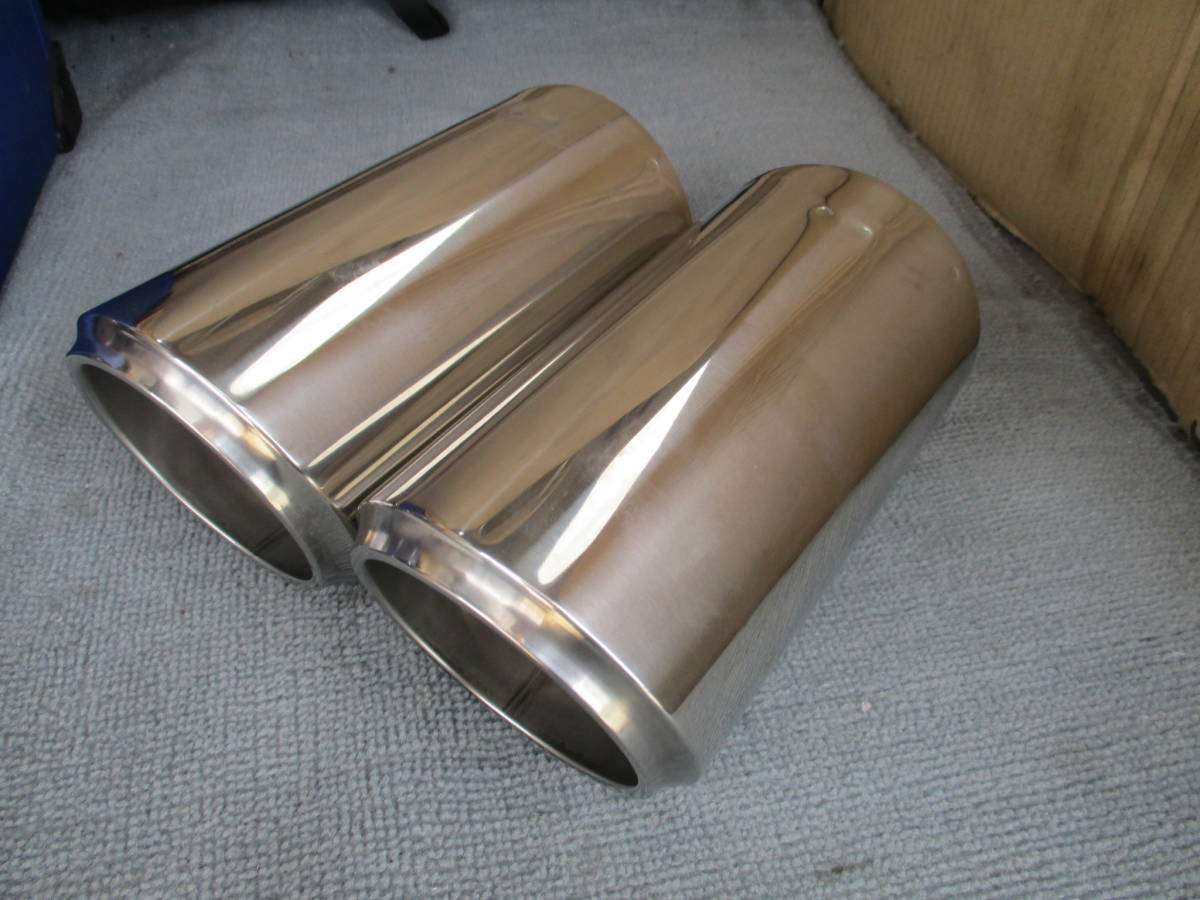 ★★わいときれい！！ ８６・BRZ純正マフラーカッター2個セット 流用の定番！！ 0208