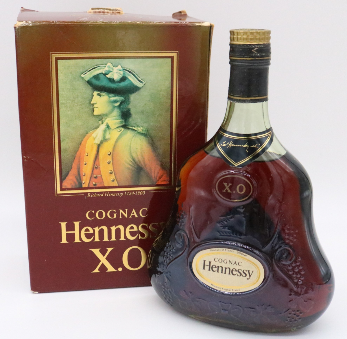 ト滝】未開栓 古酒 Hennessy ヘネシー XO コニャック 金キャップ 