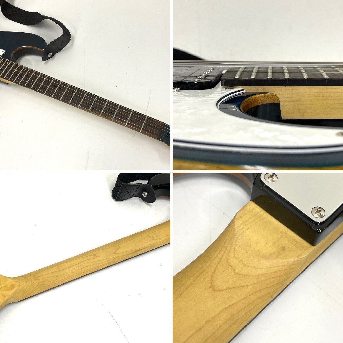 ◇メイビス Mavis◇エレキギター 楽器 弦楽器 グリーン 本体 ソフト