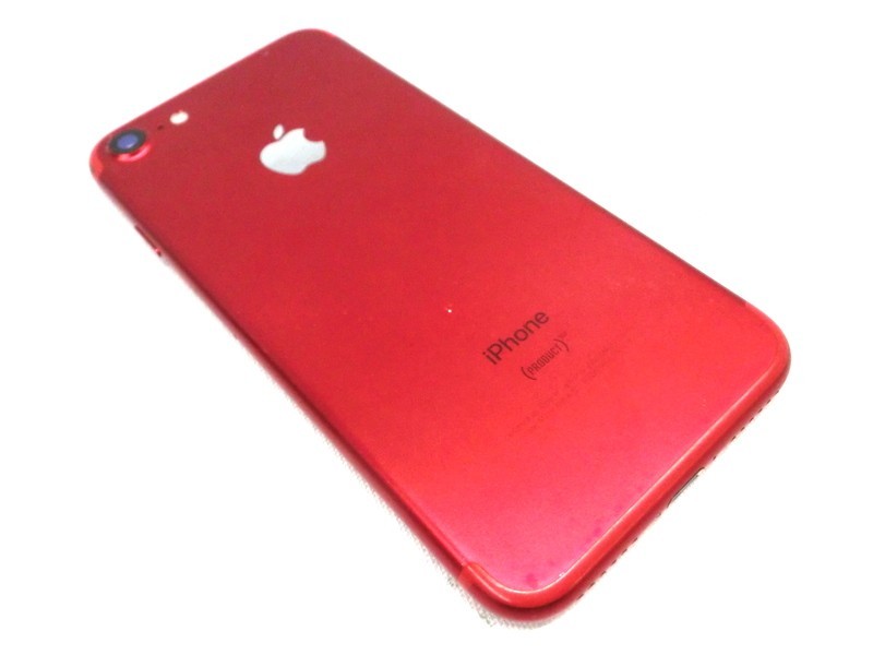 1円スタート iPhone7 レッド 128GB 初期化済み SIMロックなし 15.7